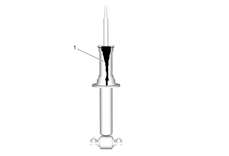 Rear Shock Absorber Inspection — figure 3
