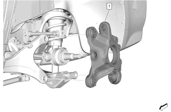 Rear Suspension Knuckle Replacement (F47, ZW7) — figure 15