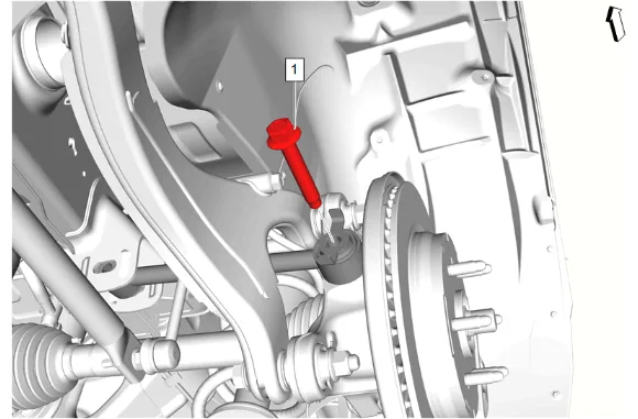 Rear Suspension Knuckle Replacement (Z56) — figure 12