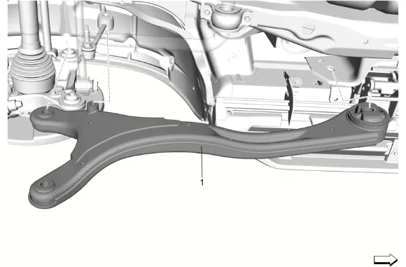 Rear Suspension Trailing Arm Replacement — figure 7