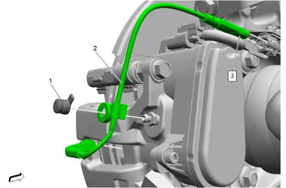Rear Wheel Hub Replacement (F47, ZW7) — figure 3