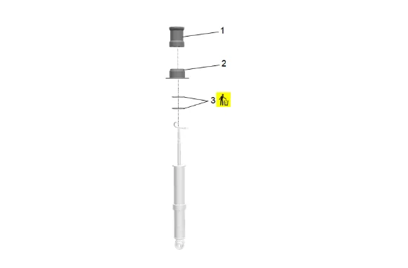 Shock Absorber, Shock Absorber Component, or Spring Replacement (F47) — figure 19