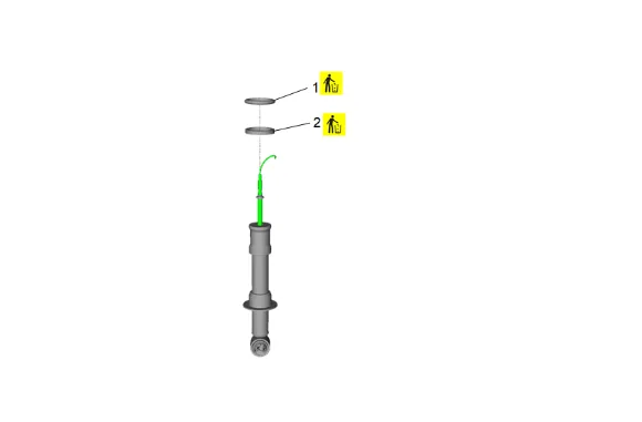 Shock Absorber, Shock Absorber Component, or Spring Replacement - Left Side (F47) — figure 16