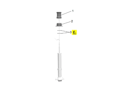 Shock Absorber, Shock Absorber Component, or Spring Replacement - Right Side (F47) — figure 23