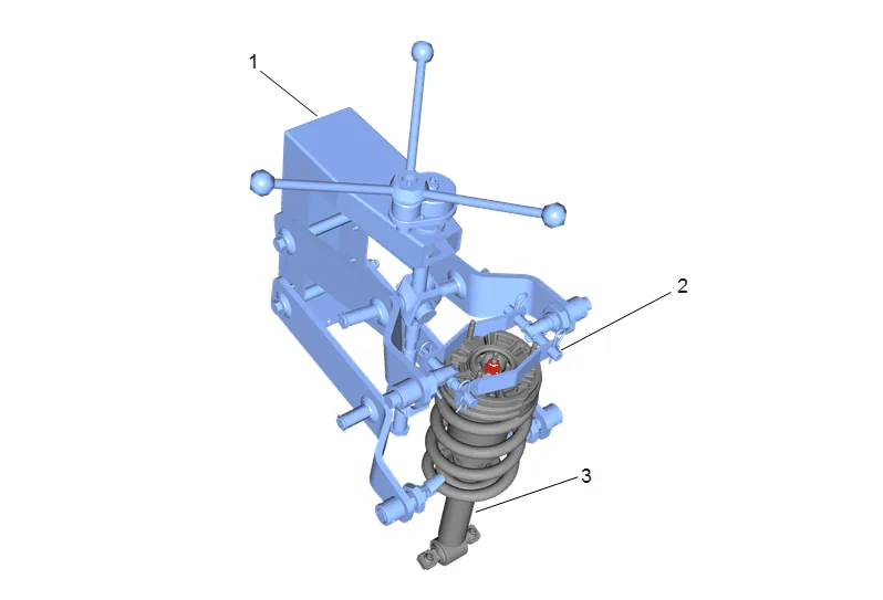 Shock Absorber, Shock Absorber Component, or Spring Replacement - Right Side (ZW7, Z56) — figure 19