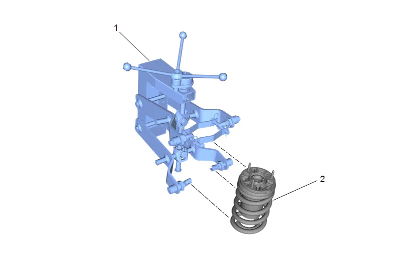 Shock Absorber, Shock Absorber Component, or Spring Replacement - Right Side (ZW7, Z56) — figure 22