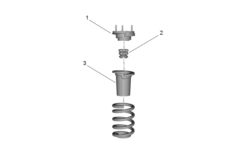 Shock Absorber, Shock Absorber Component, or Spring Replacement - Right Side (ZW7, Z56) — figure 23