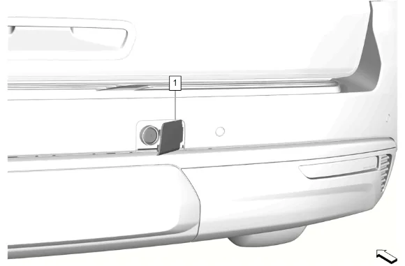 Spare Wheel Hoist Lock Cylinder Replacement — figure 1