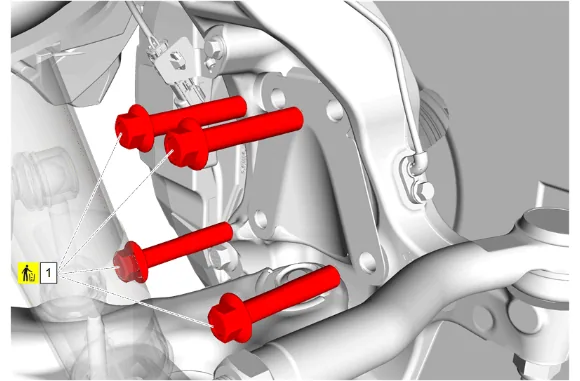 Steering Knuckle Replacement (2WD with Z56) — figure 11