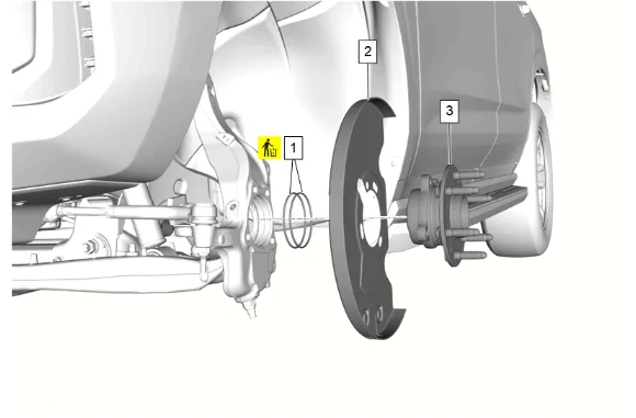 Steering Knuckle Replacement (2WD with Z56) — figure 13