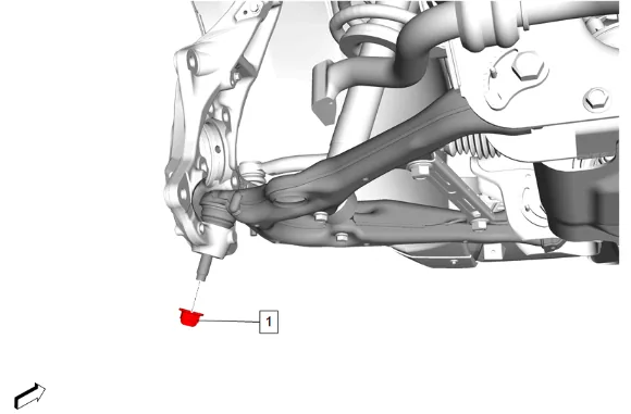 Steering Knuckle Replacement (2WD with Z56) — figure 18