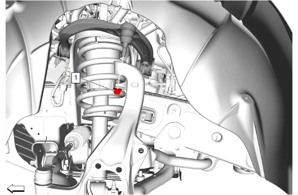Steering Knuckle Replacement (2WD without Z56) — figure 18