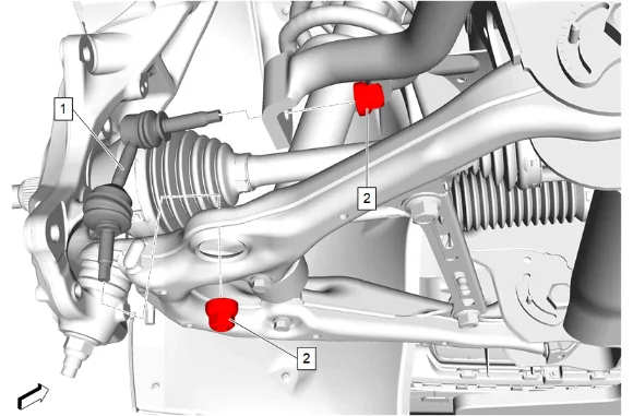 Steering Knuckle Replacement (4WD with Z56) — figure 14