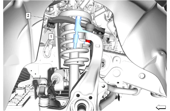 Steering Knuckle Replacement (4WD with Z56) — figure 16