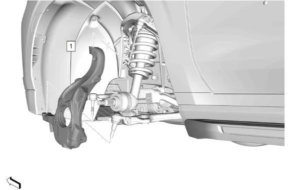 Steering Knuckle Replacement (4WD with Z56) — figure 20