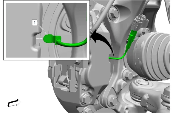Steering Knuckle Replacement (4WD without Z56) — figure 5