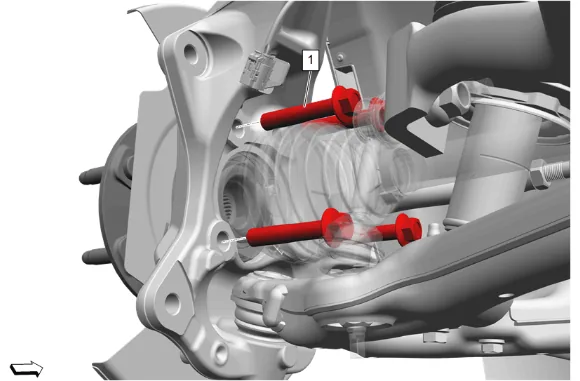 Steering Knuckle Replacement (4WD without Z56) — figure 13