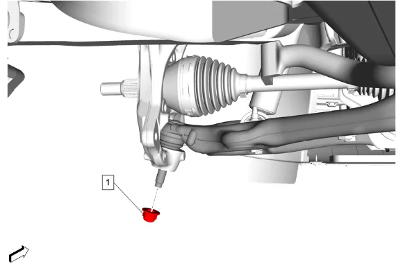 Steering Knuckle Replacement (4WD without Z56) — figure 19