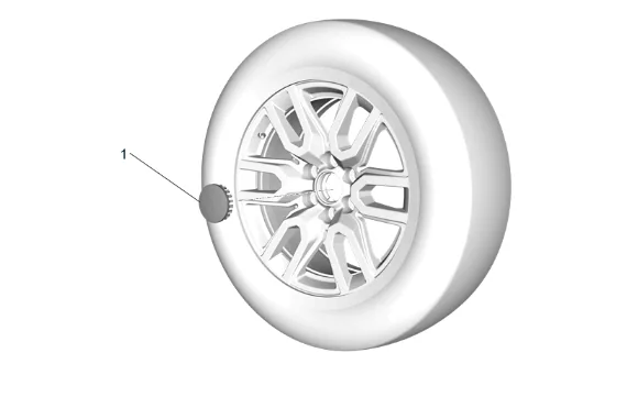 Tire and Wheel Removal and Installation (Aluminum Wheel) — figure 2