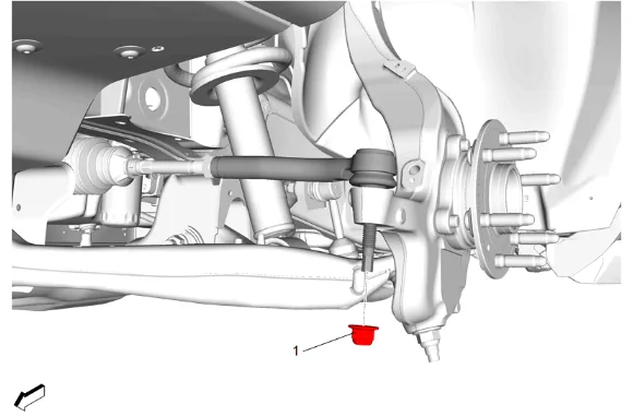 Wheel Stud Replacement (2WD with Z56) — figure 8