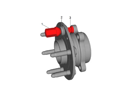 Wheel Stud Replacement (2WD with Z56) — figure 15