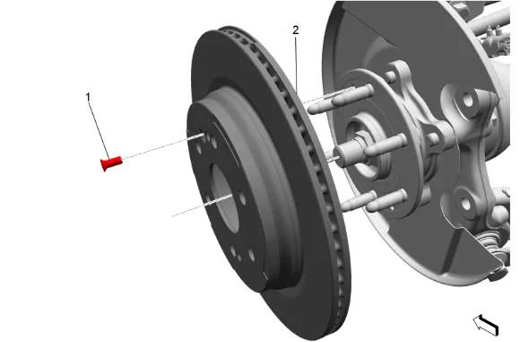 Wheel Stud Replacement (Z56) — figure 6