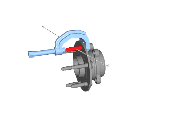 Wheel Stud Replacement (Z56) — figure 10