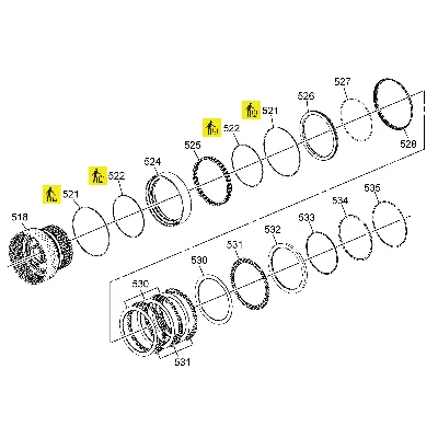 4-5-6-7-8-9-10 Reverse Clutch Assembly — figure 1