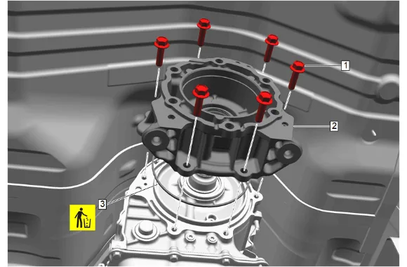 Automatic Transmission Case Extension Replacement (L84, L87 4WD with NQH) — figure 1