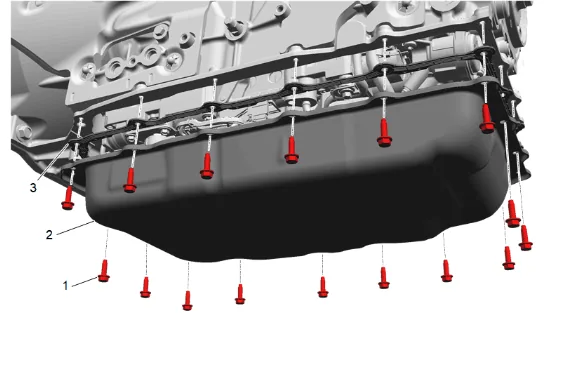 Automatic Transmission Fluid, Fluid Pan and_or Filter Replacement (LM2) — figure 1