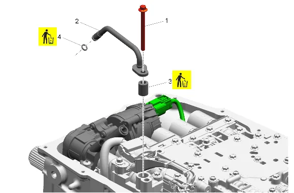 Automatic Transmission Intermediate Speed Sensor Replacement (Sensor 2 LM2) — figure 2
