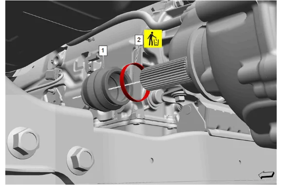Front Output Shaft Seal Replacement (LM2) — figure 5