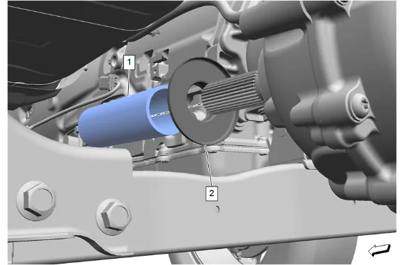 Front Output Shaft Seal Replacement (LM2) — figure 8
