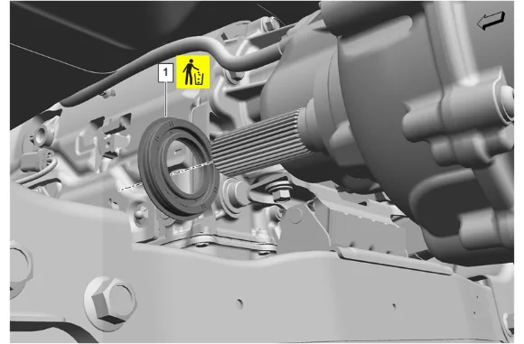Front Output Shaft Seal Replacement (LM2) (1) — figure 7
