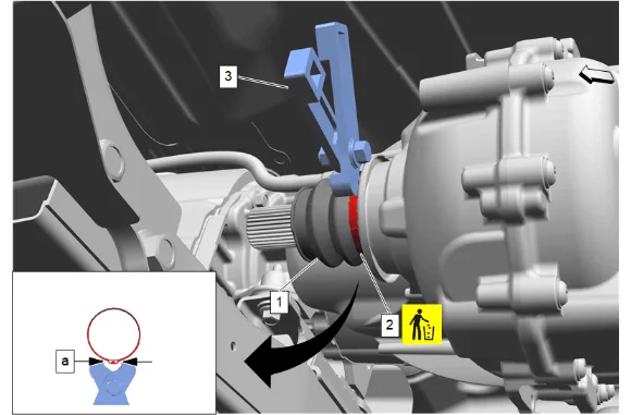 Front Output Shaft Seal Replacement (LM2) (1) — figure 9
