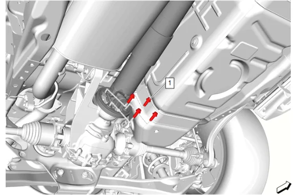 Propeller Shaft Oil Seal Sleeve Replacement (2WD) — figure 1