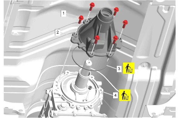 Propeller Shaft Oil Seal Sleeve Replacement (2WD) — figure 7