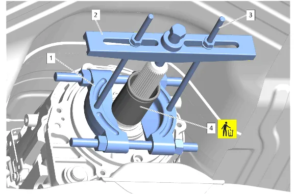 Propeller Shaft Oil Seal Sleeve Replacement (2WD) — figure 8