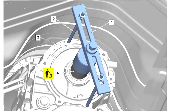 Propeller Shaft Oil Seal Sleeve Replacement (2WD) — figure 9