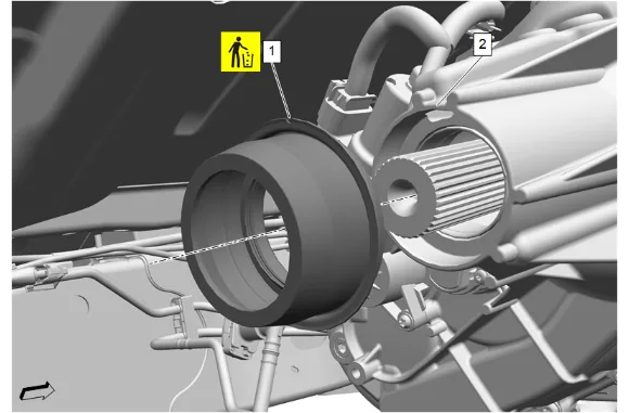 Rear Output Shaft Seal Replacement — figure 4