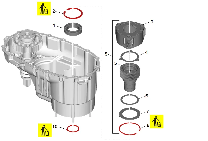Transfer Case Assemble — figure 1