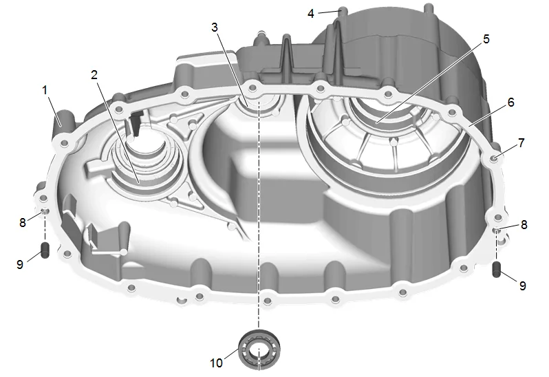 Transfer Case Front Half Cleaning and Inspection (1) — figure 1