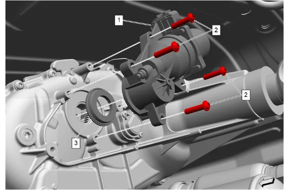 Transfer Case Two_Four Wheel Drive Actuator Replacement (1) — figure 2