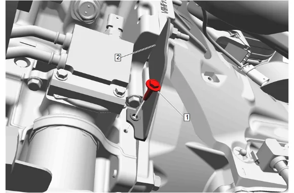Transmission Converter Cover Replacement - Left Side — figure 1