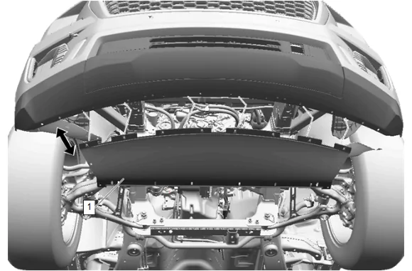 Transmission Fluid Cooler Inlet and Outlet Pipe Replacement (L84, L87, 2WD with WTX) — figure 3