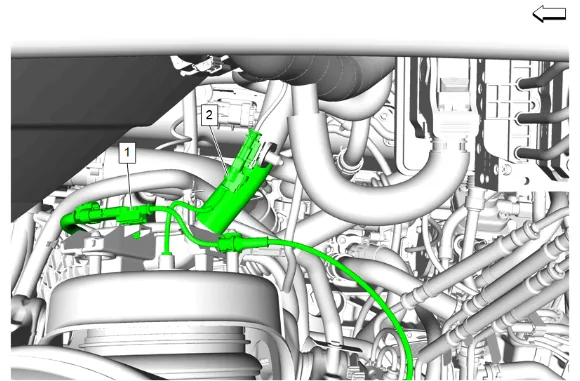 Transmission Fluid Cooler Inlet and Outlet Pipe Replacement (L84, L87, — figure 37