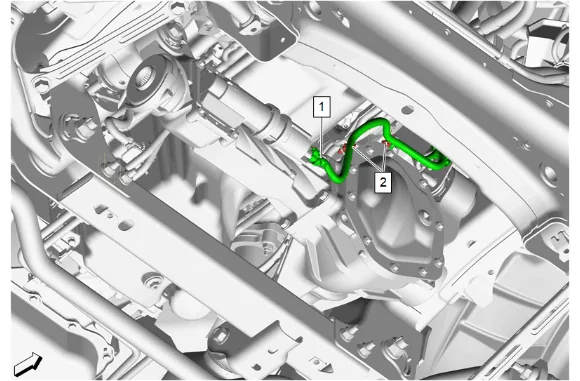 Transmission Fluid Cooler Inlet and Outlet Pipe Replacement (L84, L87, — figure 44
