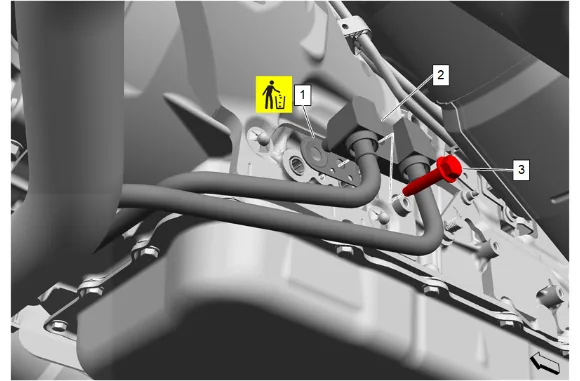 Transmission Fluid Cooler Inlet and Outlet Pipe Replacement (L84, L87, 4WD with RC1, — figure 52