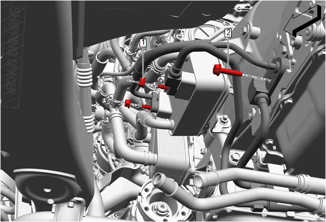 Transmission Fluid Cooler Inlet and Outlet Pipe Replacement (LM2) — figure 8