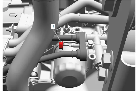 Transmission Fluid Cooler Inlet and Outlet Pipe Replacement (LM2) — figure 11